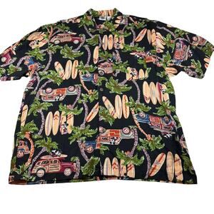Disney Catalog Mickey Mouse Hawaiian Shirt Size L